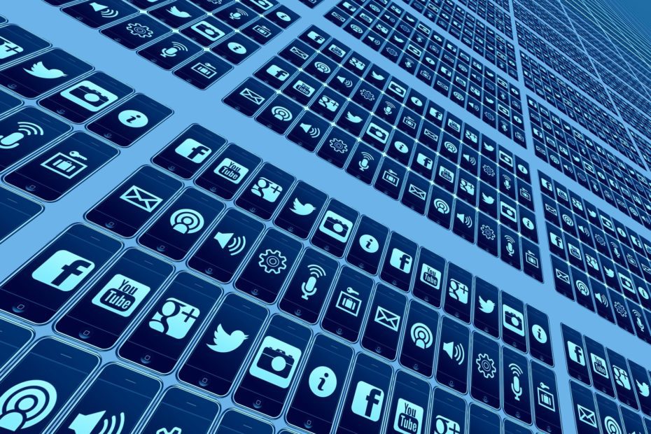 Social Media Icons Hintergrund