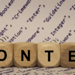 Frontend Schriftzug aus Buchstabenwürfeln