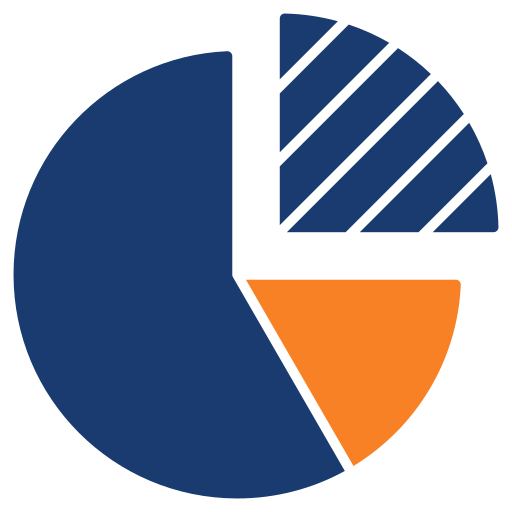 Icon Marktanteil Kreisdiagramm 