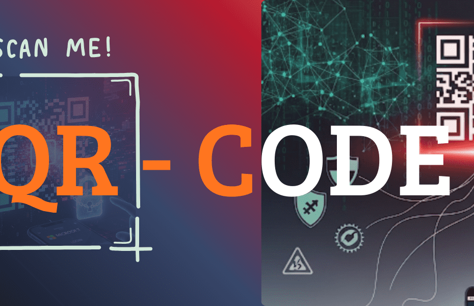 QR-Code Beitragsbild zeigt Überschrift und QR-Code