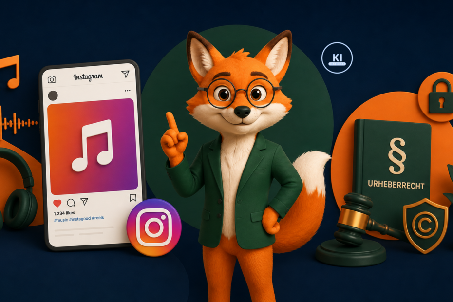 ein erklärfuchs mit instagram mit musik